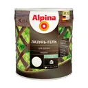 Лазурь-гель деревозащитная Alpina 948104031 242142 2.5 л цвет белый