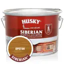 Антисептик защитно-декоративный лессирующий Husky полуматовый цвет орегон 9 л