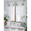 Комплект штор на ленте Helga Шенклорс габардин 180x150 см цвет белый HH529158