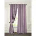 Комплект штор на шторной ленте блэкаут Helga Тиаго 150x280 см цвет фиолетовый