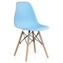 Стул Woodville Eames Pc-015 46x83x49 см пластик цвет голубой