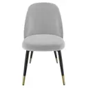 Стул Milavio Мартин 28/13Ч/З 46x85x58 см текстиль цвет серый