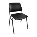 Стул Nowy styl Isit black 45x81x55 см искусственная кожа цвет черный