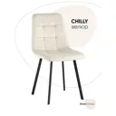 Стул кухонный Стул груп Chilly 86x56x45 см велюр цвет бежевый OS-2011 HLR-2
