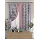 Комплект штор на ленте Helga Динерис 150x180 см габардин цвет белый/серый/розовый/фиолетовый HH925361