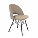 Стул Sheffilton Sht-st34/s100 79x53x52 см велюр цвет латте