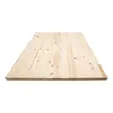 Мебельный щит Дом дерева 30x90x4 см ель сорт AB