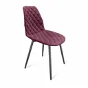 Стул Sheffilton SHT-ST29/S95 47x83x49 см велюр цвет вишня/черный