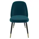 Стул Milavio Фабарже 18Ч/З 49x85x58 см текстиль цвет сине-зеленый