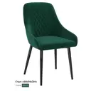 Стул Milavio Фараон19Ч 47x88x57 см Текстиль цвет зеленый