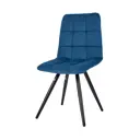 Комплект обеденных стульев 2 шт Polini Home berlin sm 44x86x39 см велюр цвет синий