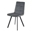 Стул Bohemia home Soft.BMu.Gr.1x 43x88x45 см металл цвет графит