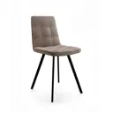 Кухонный стул Life style LETT.Black.IVORY-1 43x88x45 см велюр цвет черный