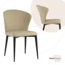 Кухонный стул Stool Group Энигма 82x52x46 см экокожа цвет серый