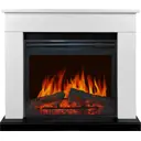 Каминокомплект Royal Flame Bergen SFT Jupiter FX 2 кВт цвет белый/черный
