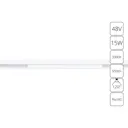 Трековый светильник линейный светодиодный Arte lamp A4643pl-1wh 15 Вт 3 м² цвет белый