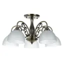 Люстра потолочная Arte Lamp Spica A3037PL-5AB 5 ламп 12 м² цвет бронза