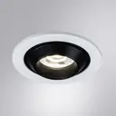Светильник точечный встраиваемый светодиодный Arte lamp Uva A3317pl-1wh под отверстие 10 мм 7 Вт нейтральный белый свет цвет белый