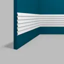 Панель 3D реечная Перфект Plus PP-119 белый 2800x14x14мм 0.56м²