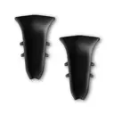 Внутренний уголок на плинтус Идеал Классик 007 Черный_IRC 55 мм (упаковка 20 шт)