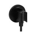 Шланговое подключение с держателем душа Hansgrohe Fixfit S 26888670 с держателем для душа цвет черный