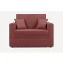 Мягкое кресло Divan.ru Види 78x87x64 см ткань цвет красный