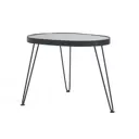 Журнальный столик фигурный Bergenson bjorn 42x55 см черный