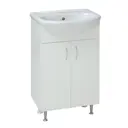 Тумба под раковину Айсберг 7568057 50см цвет белый