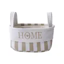 Корзина Handy home 18x16x28 см ткань цвет бежевый