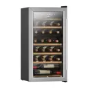 Винный шкаф Tesler Left door зеркальная дверь 43x84x45 см 27 бутылок цвет черный