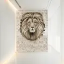 Фотообои флизелиновые Фотообоикин 200x271 3D Лев