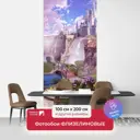 Фотообои флизелиновые Первое ателье 100x200 см Замок на вершине обрыва pw143053-1