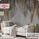 Фотообои флизелиновые Barton wall 3d Пальмовые листья 500x270 см M21305-G