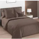 Простыня Home Mercury Страйп моккачино 28611, 220x240 см, перкаль, без резинки
