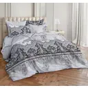 Простыня Home mercury Велюр 220x240 см поплин без резинки цвет серый