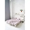 Простыня Sn Textile ПР-Р-OXY на резинке вискоза 200x200см сливовая