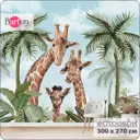 Фотообои флизелиновые Bartonwall 300x270 см Животные Жираф