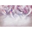 Фотообои флизелиновые DeliceDecor И 1742 Фреска листья сиреневые 400x270см