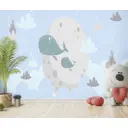 Фотообои флизелиновые Luxury walls Детские 400x270 см Киты