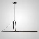 Люстра потолочная IMPERIUMLOFT 202723-23 SUSPENSION CERCLE ET TRAIT 1 лампа 9 м² цвет черный