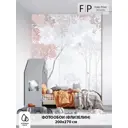 Фотообои флизелиновые Foto Print "Туманное утро в лесу" 200x270 см