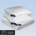 Набор 1 одеяло+2 подушки Nubi лебяжий пух в микрофибре 220x240 см 70x70 см