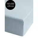 Простыня Deнастия Сатин страйп 3мм C060141, 160x200 см, сатин, на резинке