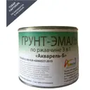 Грунт-эмаль по металлу 3 в 1 Акварель-Б полуглянцевая темно-зеленая 1.8 кг