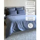 Простыня Славянский Текстиль на резинке 200x200x20 Classic сатин графит (однотонный)