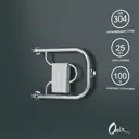 Полотенцесушитель водяной е-образный Onix Country turn left 40x32 см 3/4" нержавеющая сталь цвет хром