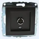 ТВ-розетка проходная встраиваемая Mono electric Despina-Larissa 500-002005-137 цвет графит