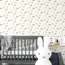 Обои флизелиновые Decoracion Лесные друзья 1 м белые 7103001-vinil-280x100x4