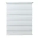 Рулонная штора день/ночь Лентабел Сандра 72x160 см цвет белый