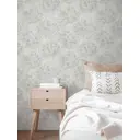 Обои флизелиновые Monte solaro Botanica 1.06 м светло-серые 9222-11